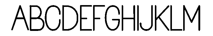 Aesthetic Things Font UPPERCASE