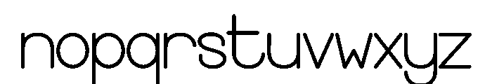 Aesthetic Things Font LOWERCASE