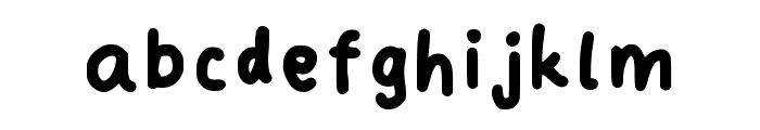Aesthetric Regular Font LOWERCASE