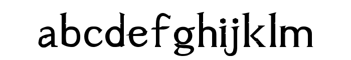 Aetherius Font LOWERCASE
