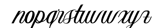 Aetrina Free Script Regular Font LOWERCASE