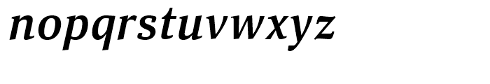 Aelita Medium Italic Font LOWERCASE