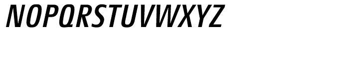 Aeonis Condensed Bold Italic Font UPPERCASE