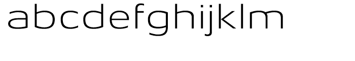 Aeonis Extended Light Font LOWERCASE