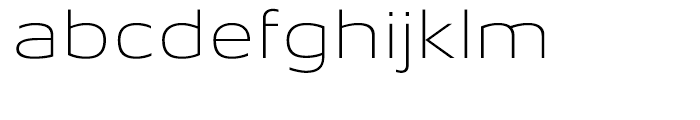 Aeonis Extended Thin Font LOWERCASE