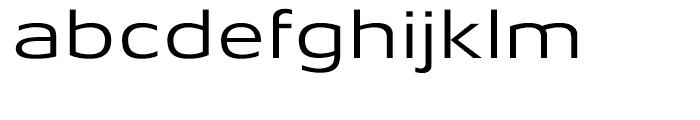 Aeonis Extended Font LOWERCASE