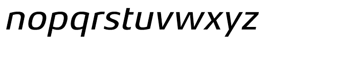 Aeonis Medium Italic Font LOWERCASE