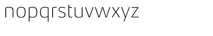 Aeonis Thin Font LOWERCASE