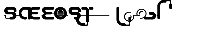 Aeos Ligatures Font OTHER CHARS