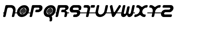 Aeos System Slope Font LOWERCASE