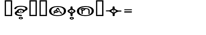 Aerator Oscillator Font OTHER CHARS