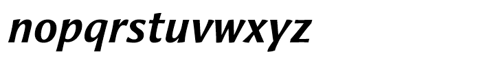 Aeris B Bold Italic Font LOWERCASE