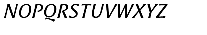 Aeris B Italic Font UPPERCASE