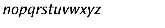 Aeris B Italic Font LOWERCASE