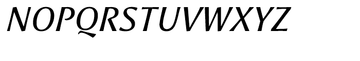 Aeris Title B Italic Font UPPERCASE