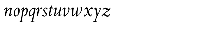 Aetna JY Medium Italic Font LOWERCASE