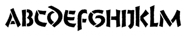 Aethelred NF Regular Font UPPERCASE