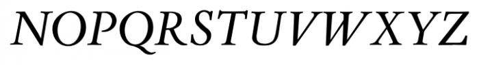 Aetna JY Pro Medium Medium Italic Font UPPERCASE