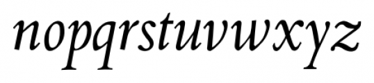 Aetna JY Pro Medium Medium Italic Font LOWERCASE