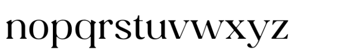Aegora Thin Font LOWERCASE