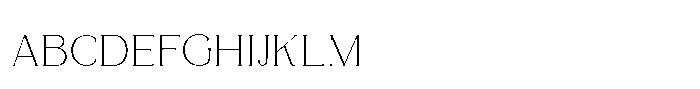 Aeloria Extra Light Font UPPERCASE
