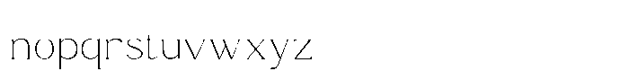 Aeloria Extra Light Font LOWERCASE