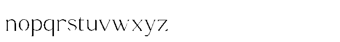 Aeloria Light Font LOWERCASE