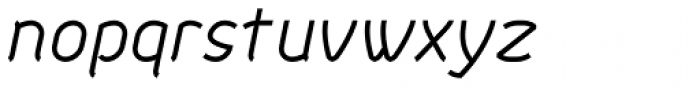 Aeolus Pro Light Italic Font LOWERCASE