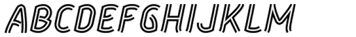 Aeolus Pro Rail Italic Font UPPERCASE