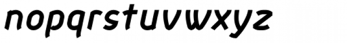 Aeolus Pro Semi Bold Italic Font LOWERCASE