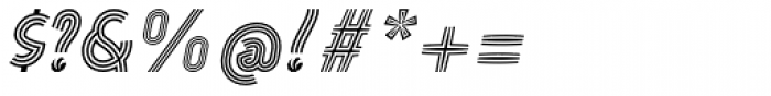 Aeolus Pro Tribe Italic Font OTHER CHARS
