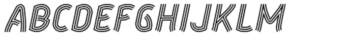 Aeolus Pro Tribe Italic Font UPPERCASE