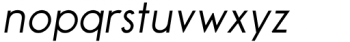Aeonian Italic Font LOWERCASE