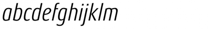 Aeonis Pro Condensed Italic Font LOWERCASE