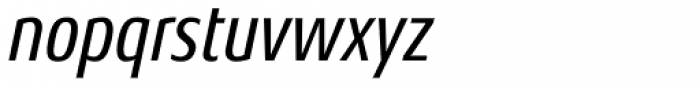 Aeonis Pro Condensed Medium Italic Font LOWERCASE