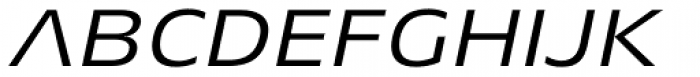 Aeonis Pro Extended Italic Font UPPERCASE