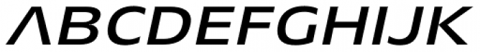 Aeonis Pro Extended Medium Italic Font UPPERCASE