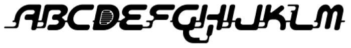 Aeos System Slope Font UPPERCASE