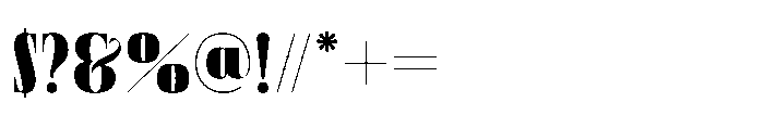 Aerdos Black Font OTHER CHARS