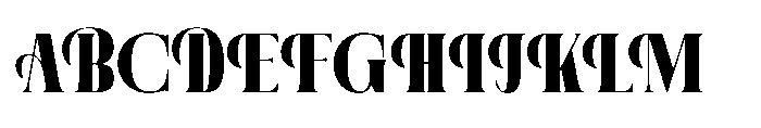 Aerdos Black Font UPPERCASE