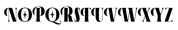 Aerdos Black Font UPPERCASE