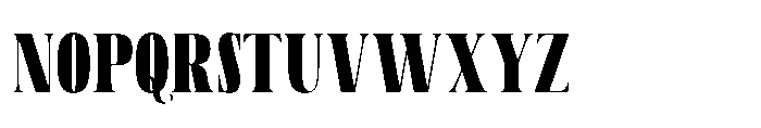 Aerdos Black Font LOWERCASE