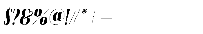 Aerdos Bold Italic Font OTHER CHARS