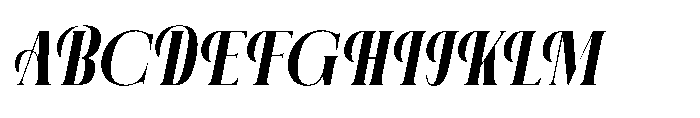 Aerdos Bold Italic Font UPPERCASE