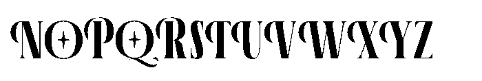 Aerdos Bold Font UPPERCASE