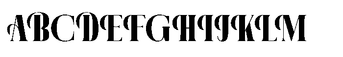 Aerdos Extra Bold Font UPPERCASE