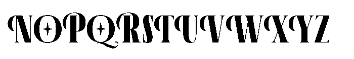 Aerdos Extra Bold Font UPPERCASE