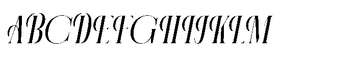 Aerdos Italic Font UPPERCASE