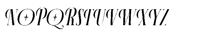 Aerdos Italic Font UPPERCASE