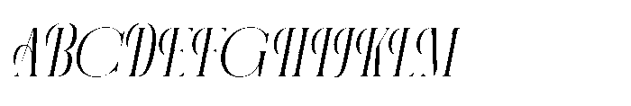Aerdos Light Italic Font UPPERCASE